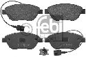 FEBI BILSTEIN 116057 - Brake Pad Set, disc brake Front Axle FIAT