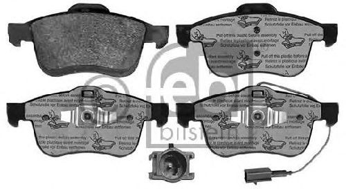 FEBI BILSTEIN 116059 - Brake Pad Set, disc brake Front Axle FIAT