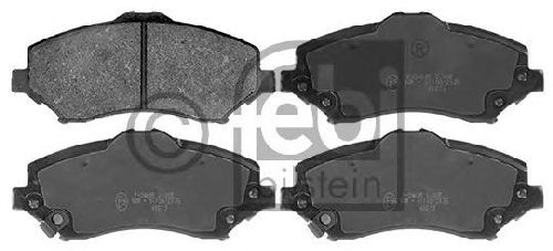 FEBI BILSTEIN 116063 - Brake Pad Set, disc brake Front Axle FIAT