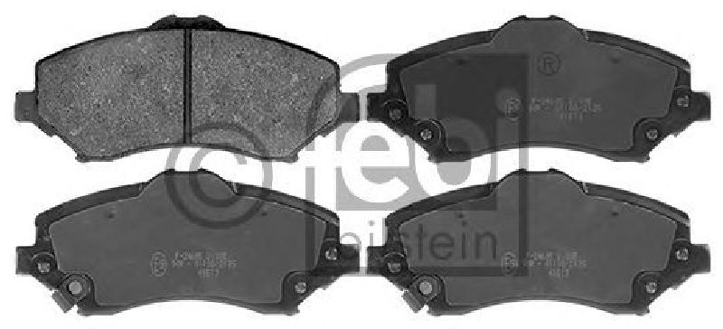 FEBI BILSTEIN 116063 - Brake Pad Set, disc brake Front Axle FIAT