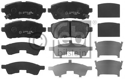 FEBI BILSTEIN 116068 - Brake Pad Set, disc brake Front Axle FORD