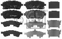 FEBI BILSTEIN 116068 - Brake Pad Set, disc brake Front Axle FORD