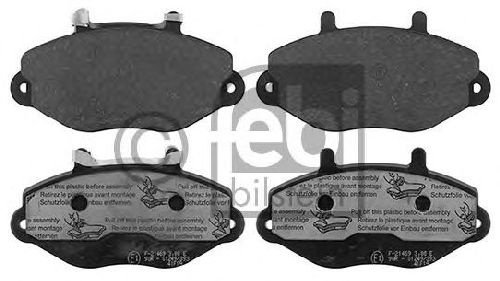 FEBI BILSTEIN 116070 - Brake Pad Set, disc brake Front Axle