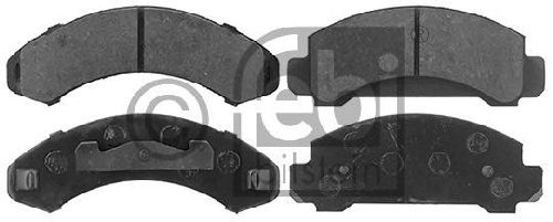 FEBI BILSTEIN 116074 - Brake Pad Set, disc brake Front Axle