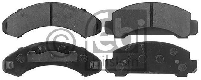 FEBI BILSTEIN 116074 - Brake Pad Set, disc brake Front Axle