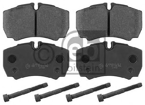 FEBI BILSTEIN 116075 - Brake Pad Set, disc brake Rear Axle FORD