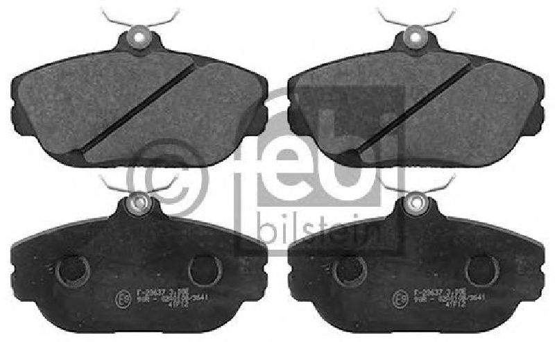 FEBI BILSTEIN 116077 - Brake Pad Set, disc brake Front Axle FORD USA