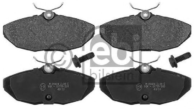 FEBI BILSTEIN 116084 - Brake Pad Set, disc brake Rear Axle