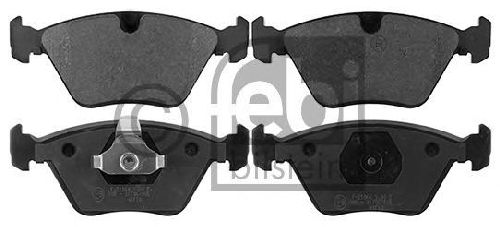 FEBI BILSTEIN 116086 - Brake Pad Set, disc brake Front Axle JAGUAR