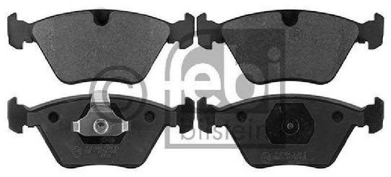 FEBI BILSTEIN 116086 - Brake Pad Set, disc brake Front Axle JAGUAR