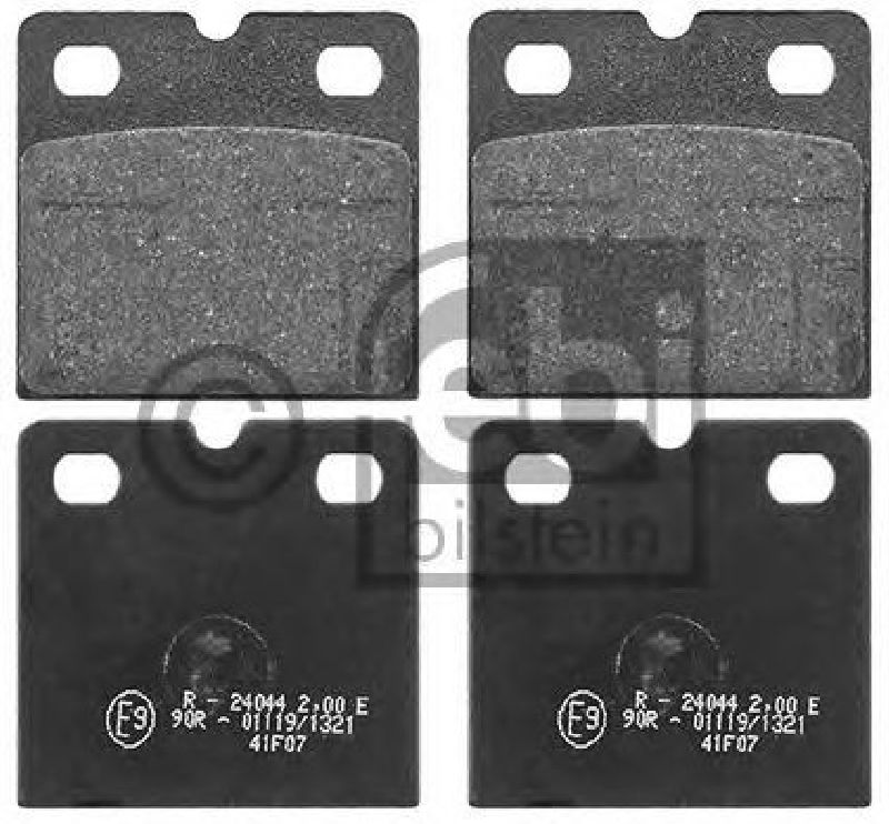 FEBI BILSTEIN 116087 - Brake Pad Set, disc brake Rear Axle