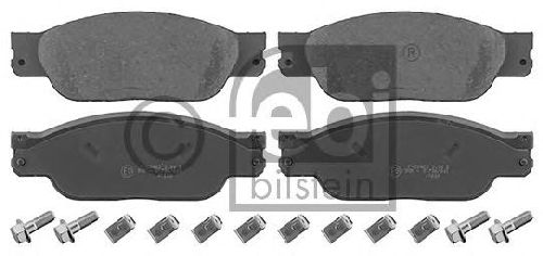 FEBI BILSTEIN 116088 - Brake Pad Set, disc brake Front Axle