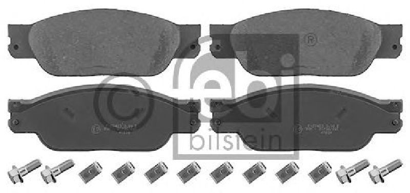 FEBI BILSTEIN 116088 - Brake Pad Set, disc brake Front Axle