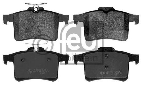 FEBI BILSTEIN 116089 - Brake Pad Set, disc brake Rear Axle JAGUAR