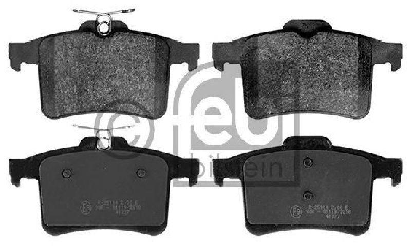 FEBI BILSTEIN 116089 - Brake Pad Set, disc brake Rear Axle JAGUAR