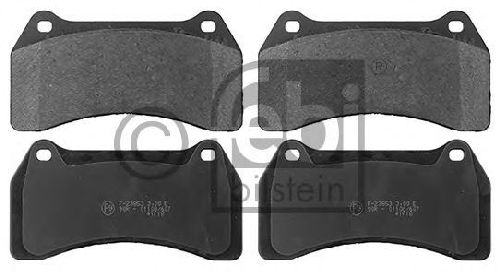 FEBI BILSTEIN 116091 - Brake Pad Set, disc brake Front Axle