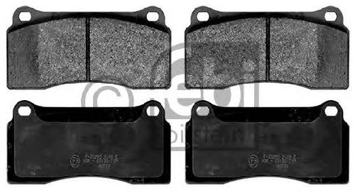 FEBI BILSTEIN 116094 - Brake Pad Set, disc brake Front Axle