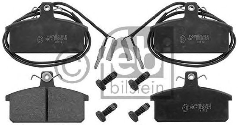 FEBI BILSTEIN 116096 - Brake Pad Set, disc brake Front Axle