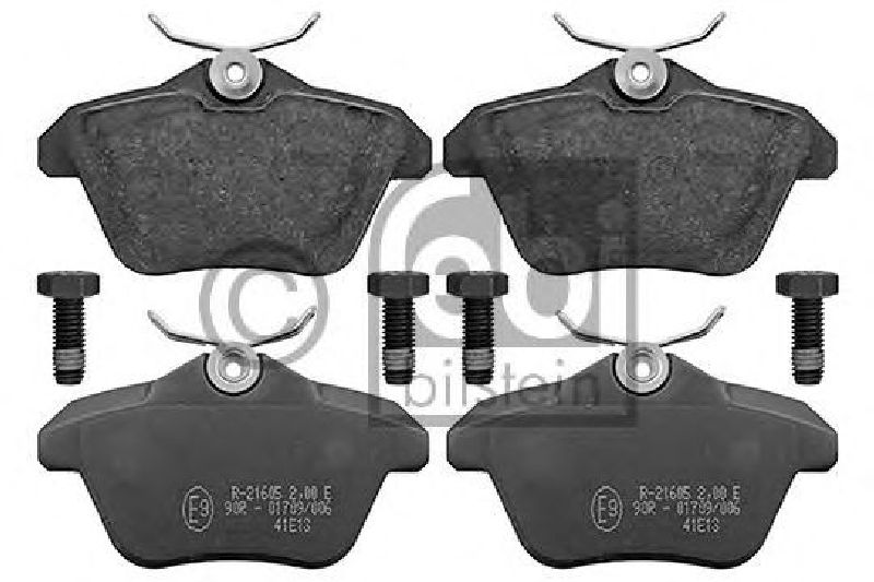 FEBI BILSTEIN 116103 - Brake Pad Set, disc brake Rear Axle