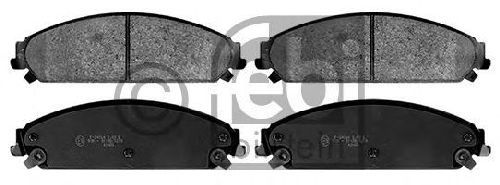 FEBI BILSTEIN 116112 - Brake Pad Set, disc brake Front Axle LANCIA