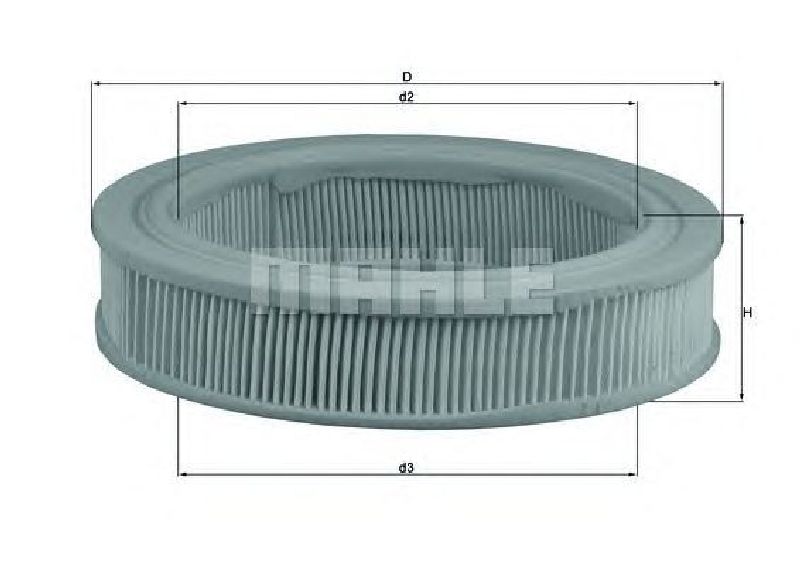 LX 134 KNECHT 77716129 - Air Filter