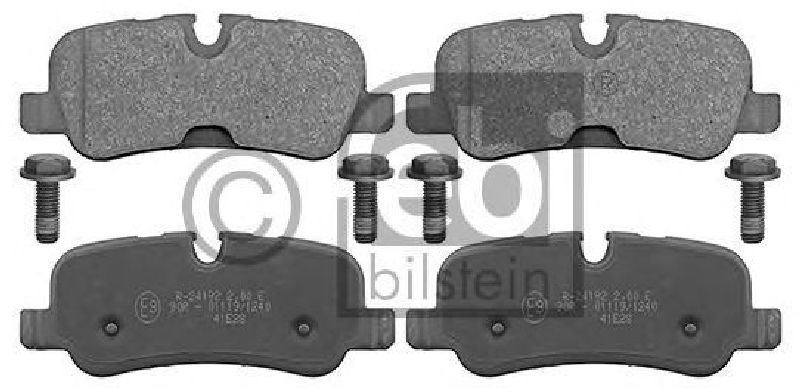 FEBI BILSTEIN 116118 - Brake Pad Set, disc brake Rear Axle LAND ROVER