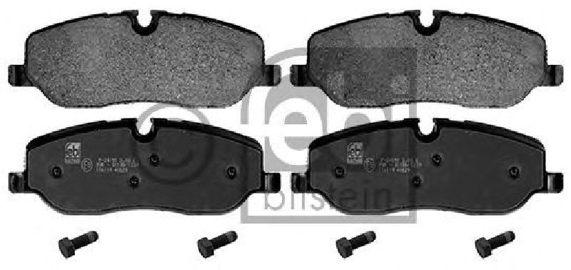 FEBI BILSTEIN 116119 - Brake Pad Set, disc brake Front Axle LAND ROVER