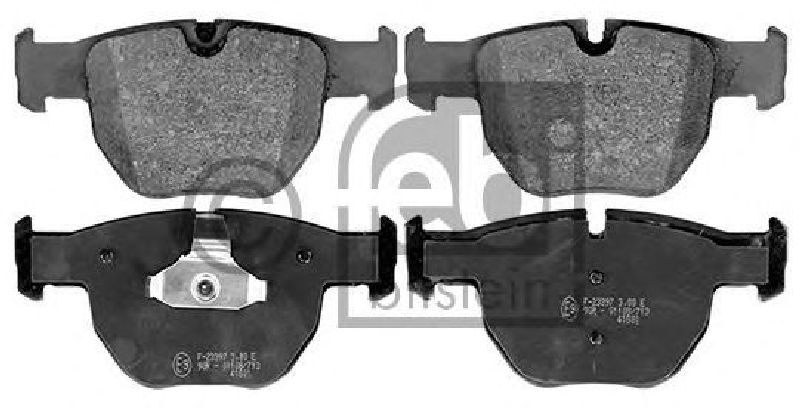 FEBI BILSTEIN 116121 - Brake Pad Set, disc brake Front Axle LAND ROVER