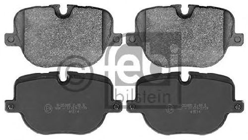 FEBI BILSTEIN 116122 - Brake Pad Set, disc brake Rear Axle LAND ROVER