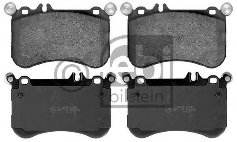 FEBI BILSTEIN 116134 - Brake Pad Set, disc brake Front Axle MERCEDES-BENZ