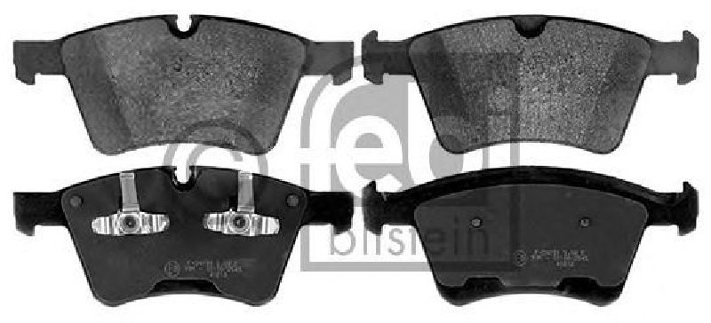 FEBI BILSTEIN 116135 - Brake Pad Set, disc brake Front Axle MERCEDES-BENZ