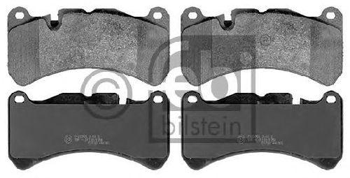 FEBI BILSTEIN 116138 - Brake Pad Set, disc brake Front Axle MERCEDES-BENZ