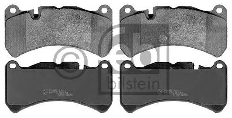 FEBI BILSTEIN 116138 - Brake Pad Set, disc brake Front Axle MERCEDES-BENZ