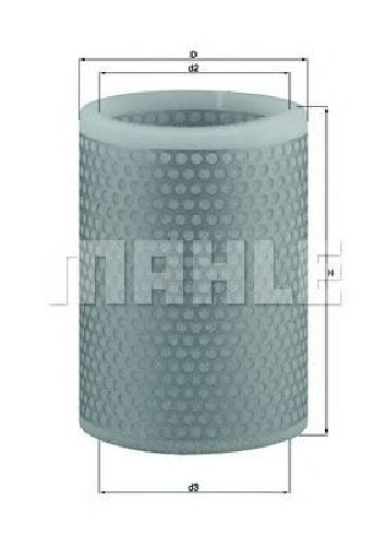 LX 136 KNECHT 78110181 - Air Filter