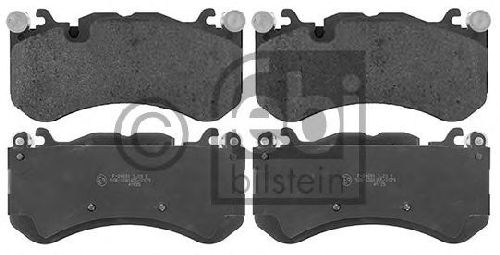 FEBI BILSTEIN 116141 - Brake Pad Set, disc brake Front Axle MERCEDES-BENZ