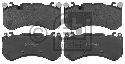 FEBI BILSTEIN 116141 - Brake Pad Set, disc brake Front Axle MERCEDES-BENZ