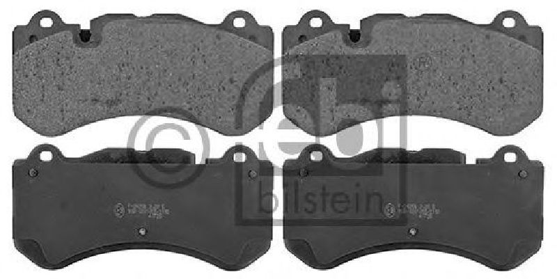 FEBI BILSTEIN 116142 - Brake Pad Set, disc brake Front Axle MERCEDES-BENZ