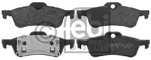 FEBI BILSTEIN 116144 - Brake Pad Set, disc brake Rear Axle