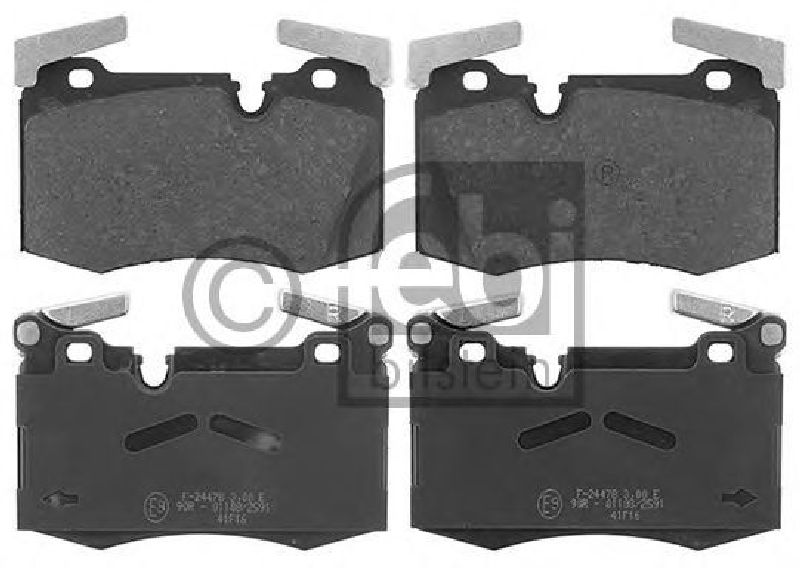 FEBI BILSTEIN 116145 - Brake Pad Set, disc brake Front Axle MINI