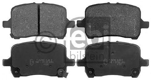 FEBI BILSTEIN 116146 - Brake Pad Set, disc brake Front Axle OPEL