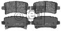 FEBI BILSTEIN 116147 - Brake Pad Set, disc brake Rear Axle SAAB, VAUXHALL, OPEL