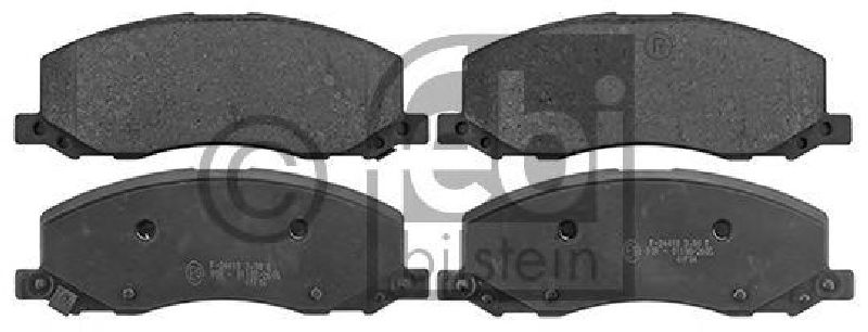 FEBI BILSTEIN 116149 - Brake Pad Set, disc brake Front Axle SAAB, OPEL, VAUXHALL