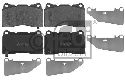 FEBI BILSTEIN 116151 - Brake Pad Set, disc brake Front Axle SAAB, OPEL, VAUXHALL