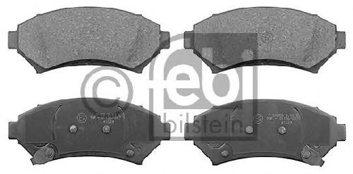 FEBI BILSTEIN 116156 - Brake Pad Set, disc brake Front Axle