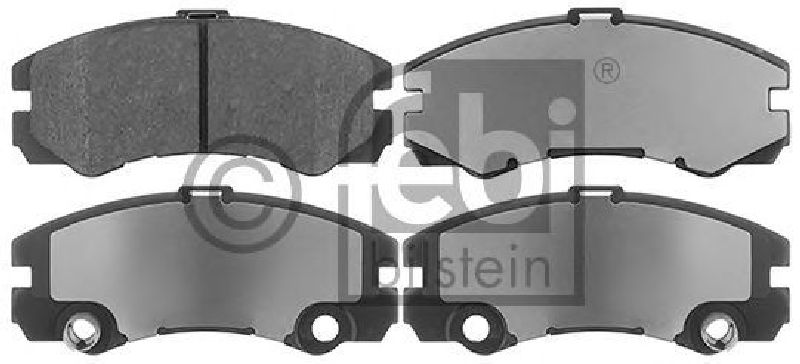 FEBI BILSTEIN 116157 - Brake Pad Set, disc brake Front Axle OPEL