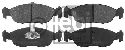 FEBI BILSTEIN 116164 - Brake Pad Set, disc brake Front Axle PEUGEOT