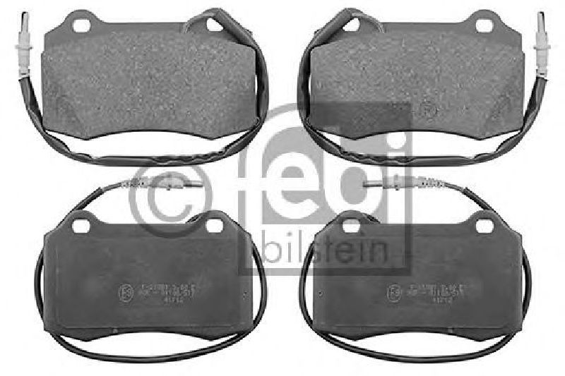 FEBI BILSTEIN 116165 - Brake Pad Set, disc brake Front Axle