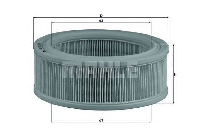 LX 140 KNECHT 77716764 - Air Filter