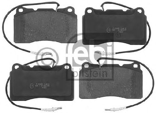 FEBI BILSTEIN 116167 - Brake Pad Set, disc brake Front Axle PEUGEOT