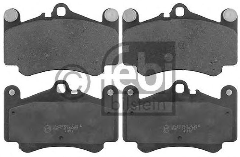 FEBI BILSTEIN 116168 - Brake Pad Set, disc brake Front Axle